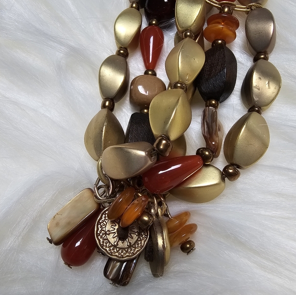 Sonoma Gold and Brown Artisanal Bracelet - Picture 2 of 3